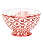 Bianca red french bowl 10 cm fra GreenGate - Tinashjem